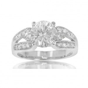 1.91 Ct Women's Round Cut Diamond Engagement Ring